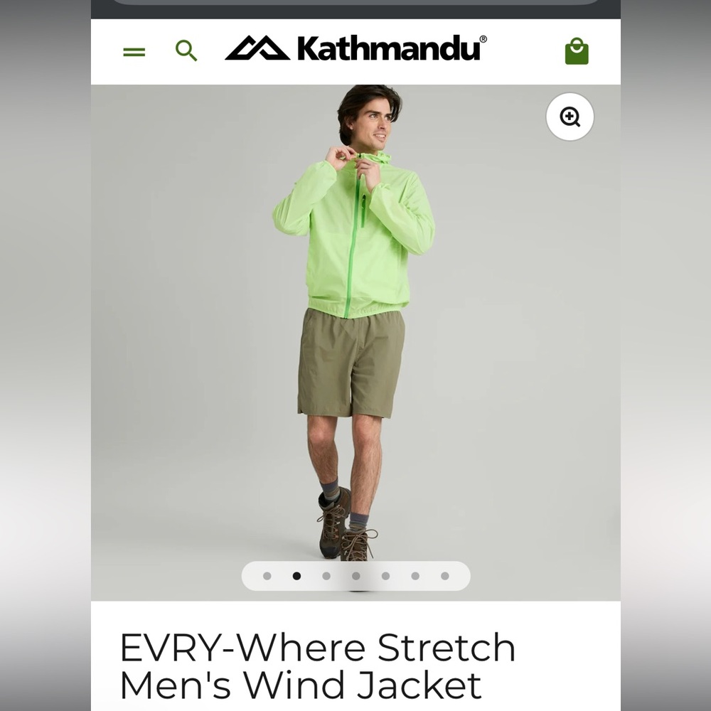 Kathmandu Light Green Jacket